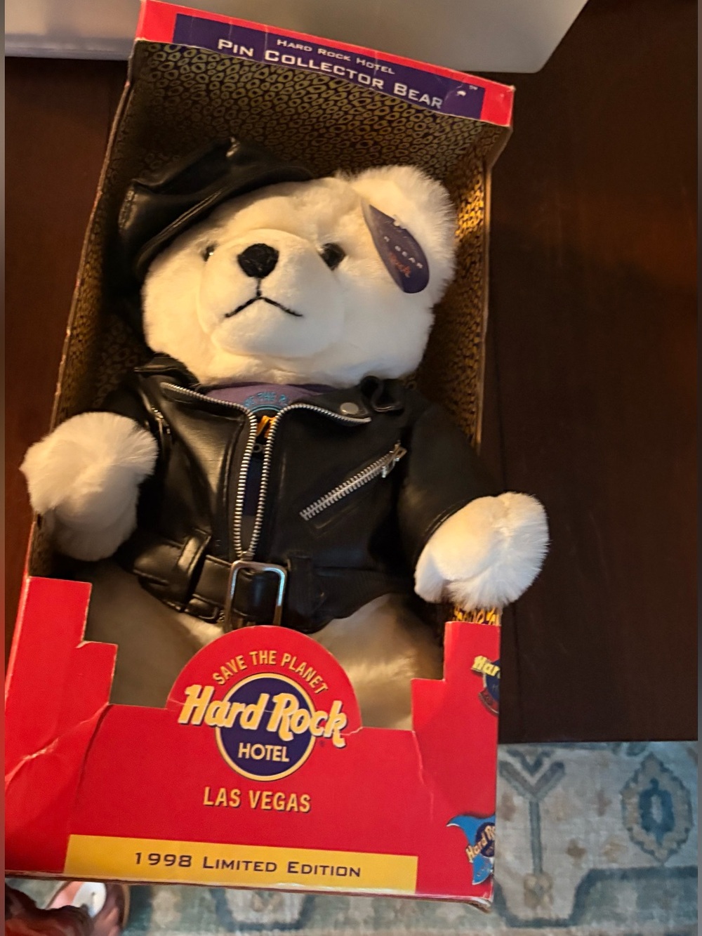 VTG 1998 Hard Rock Hotel Las Vegas
Biker Teddy Bear Limited Edition